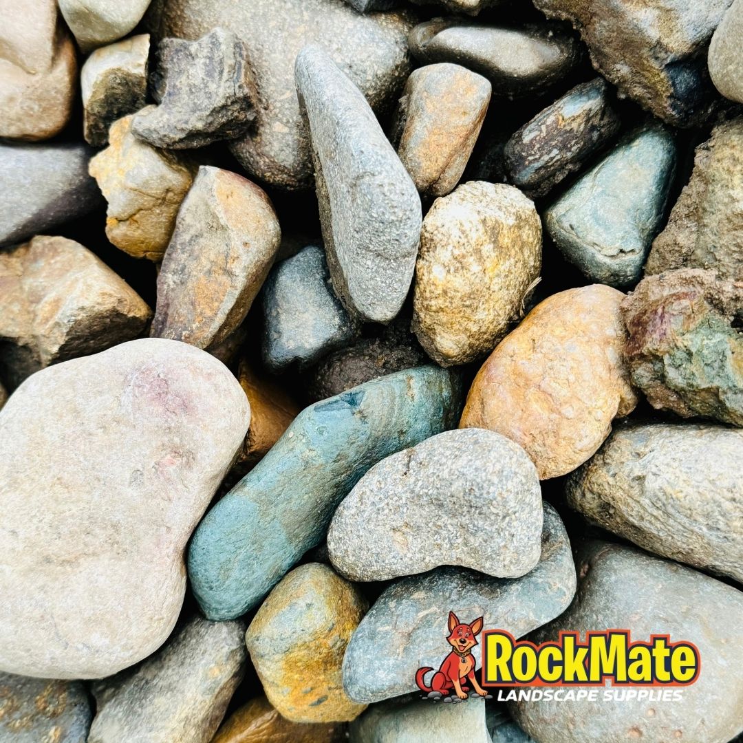 RIVER ROCK 25MM - 75MM DECORATIVE GRAVEL