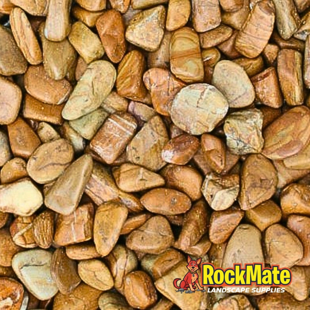 Kashmiri Wood Grain Polished Pebbles 20kg Bag