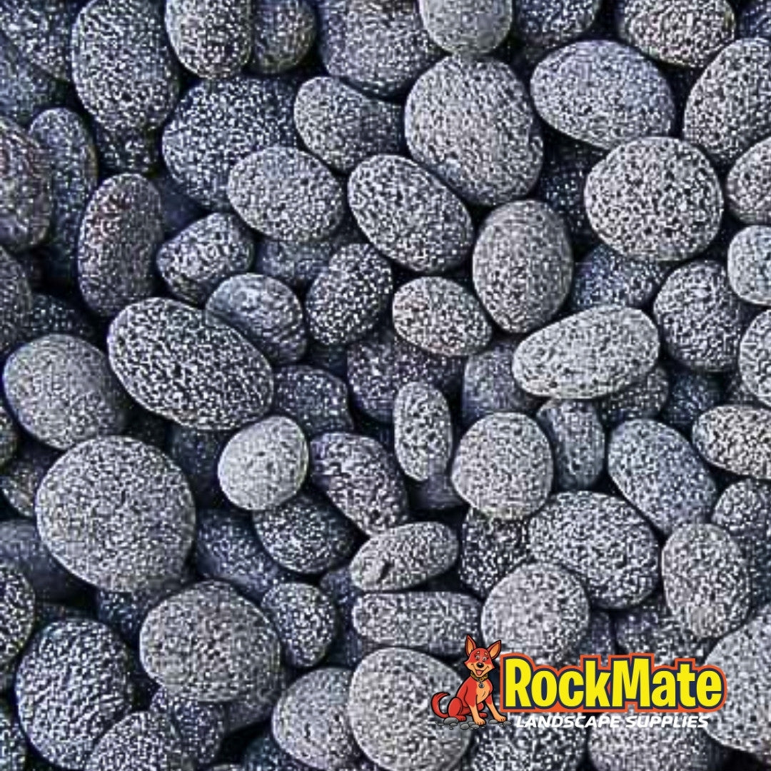 Kashmiri Charcoal Lava Pebble