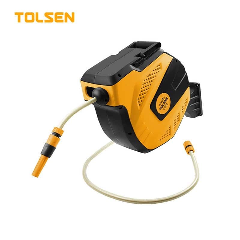 TOLSEN 15M AUTOMATIC HOSE REEL SET