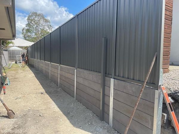 Smooth Plain Charcoal 3 bar Concrete Sleeper