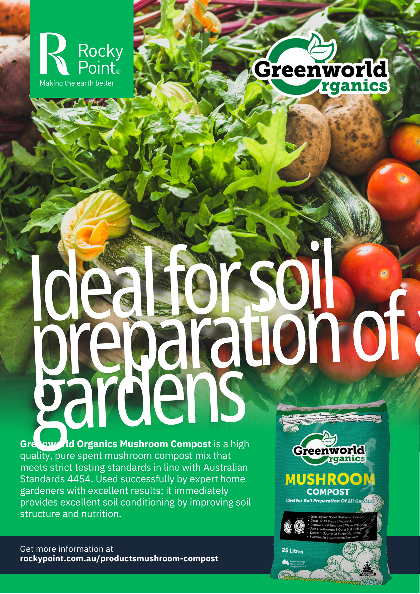 MUSHROOM COMPOST 25L BAG