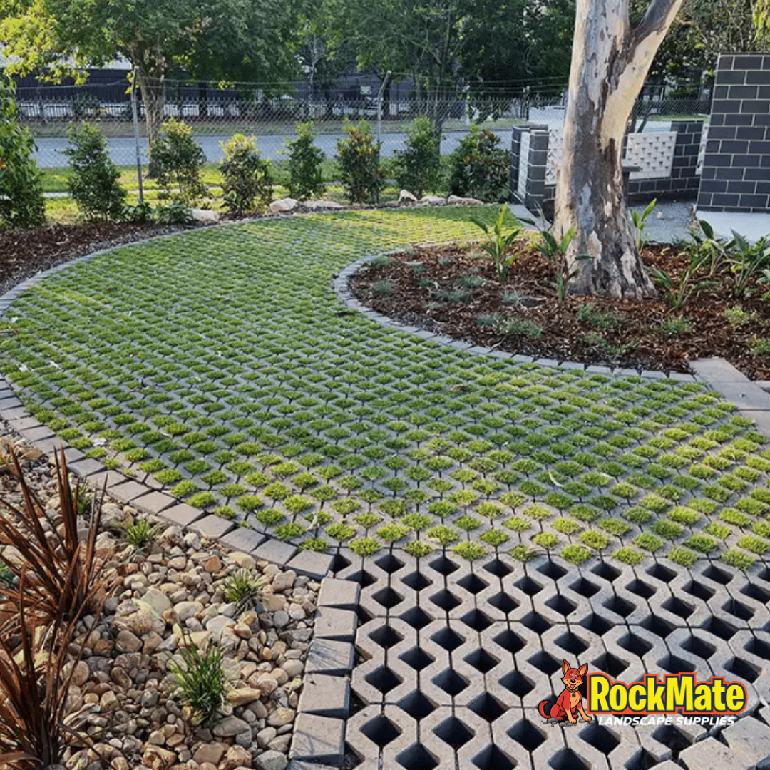 National Masonry Gridpave Concrete Pavers Natural
