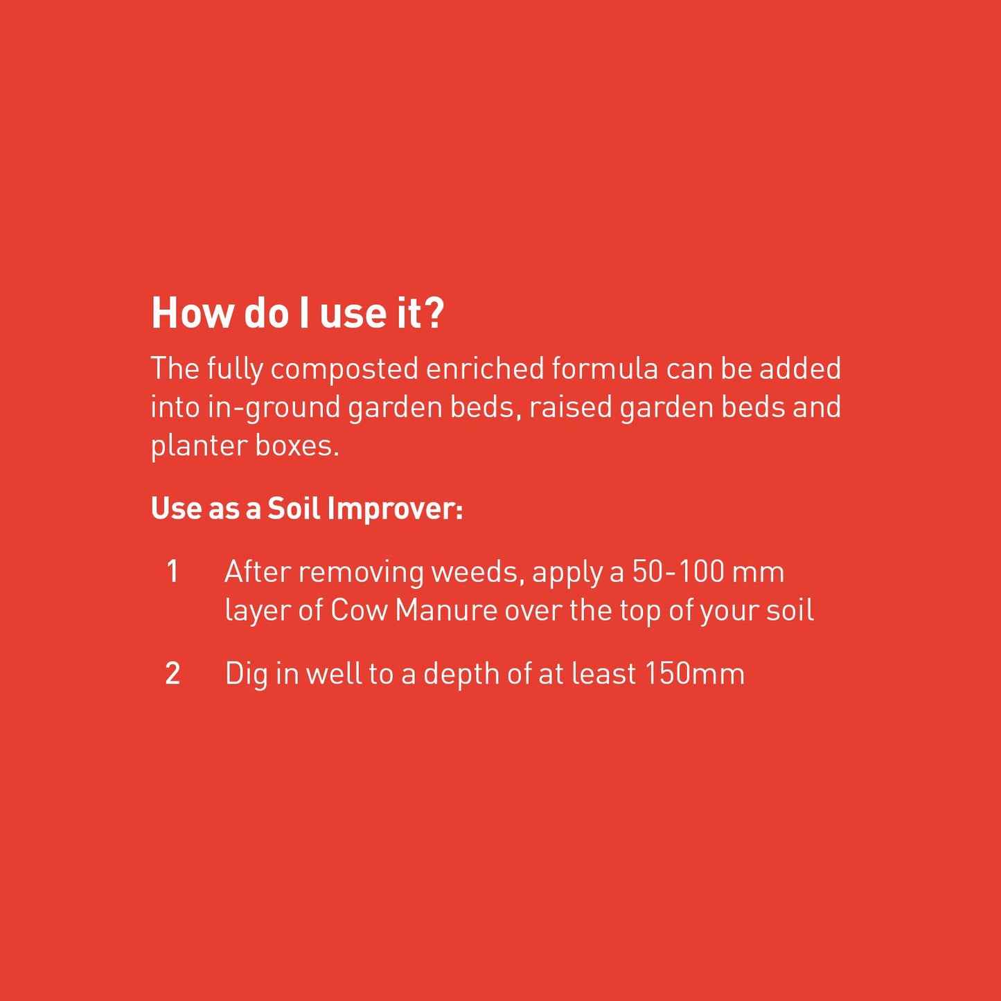 COW MANURE 30L BAG