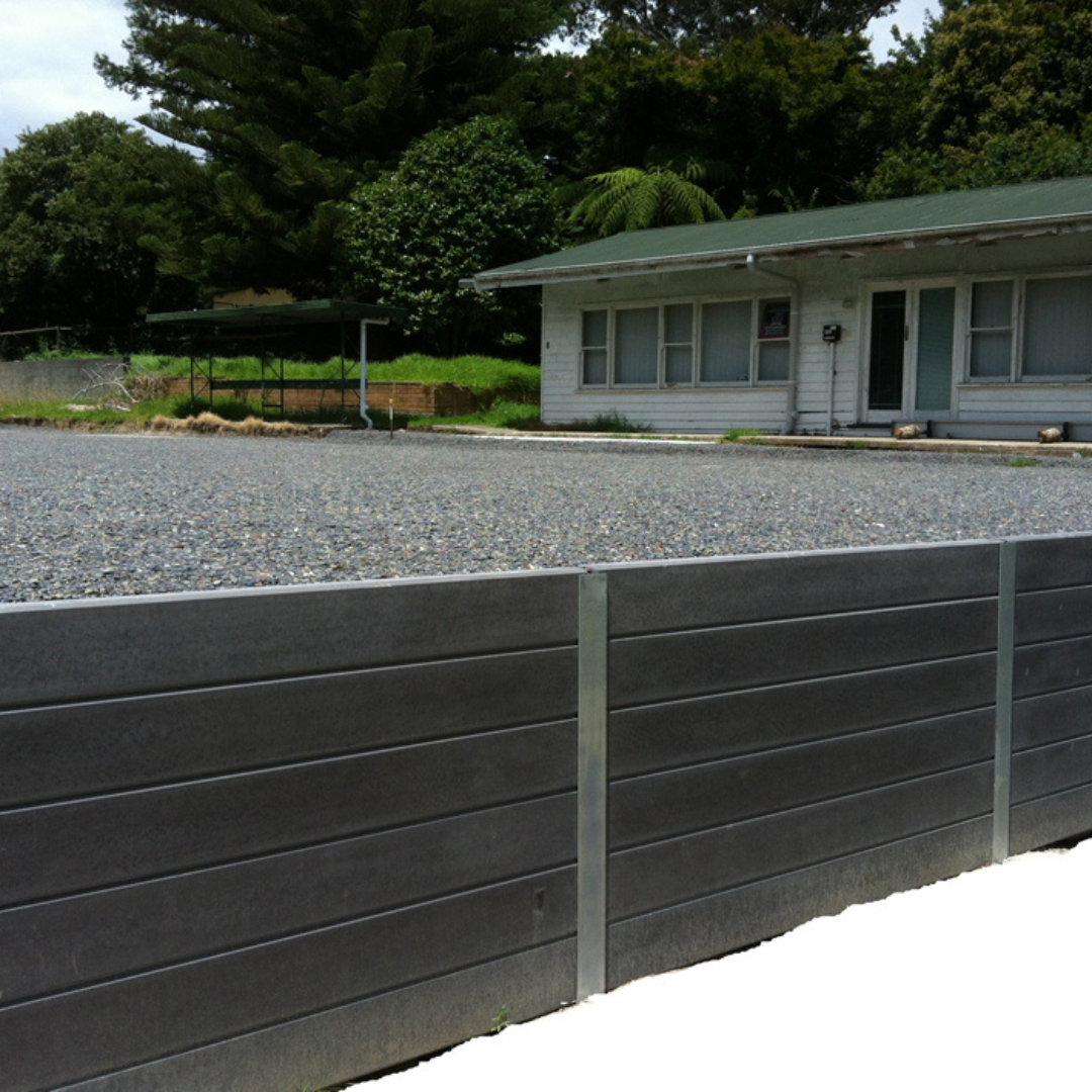 Smooth Plain Charcoal 2 bar Concrete Sleeper