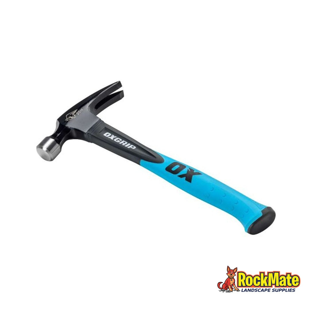 Ox Tools Trade Fiberglass Handle Curved Claw Hammer