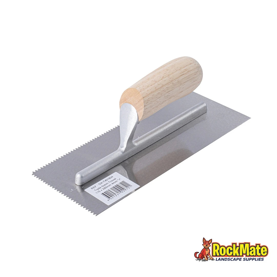 Ox Tools Trade V Notch Trowel
