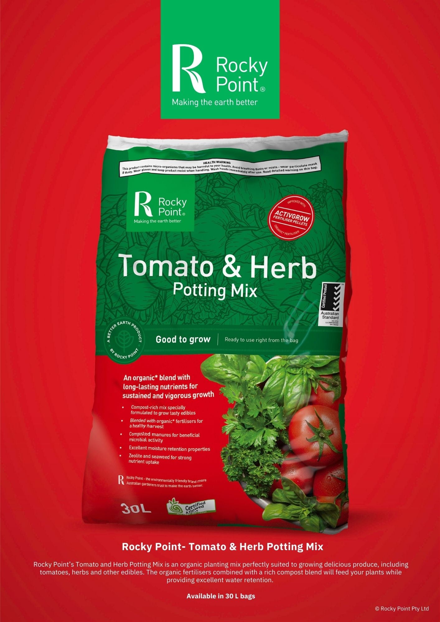 TOMATO & HERB MIX 30L