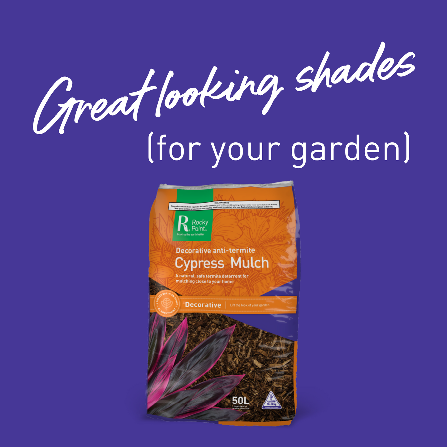 CYPRESS MULCH NATURAL 50L BAG