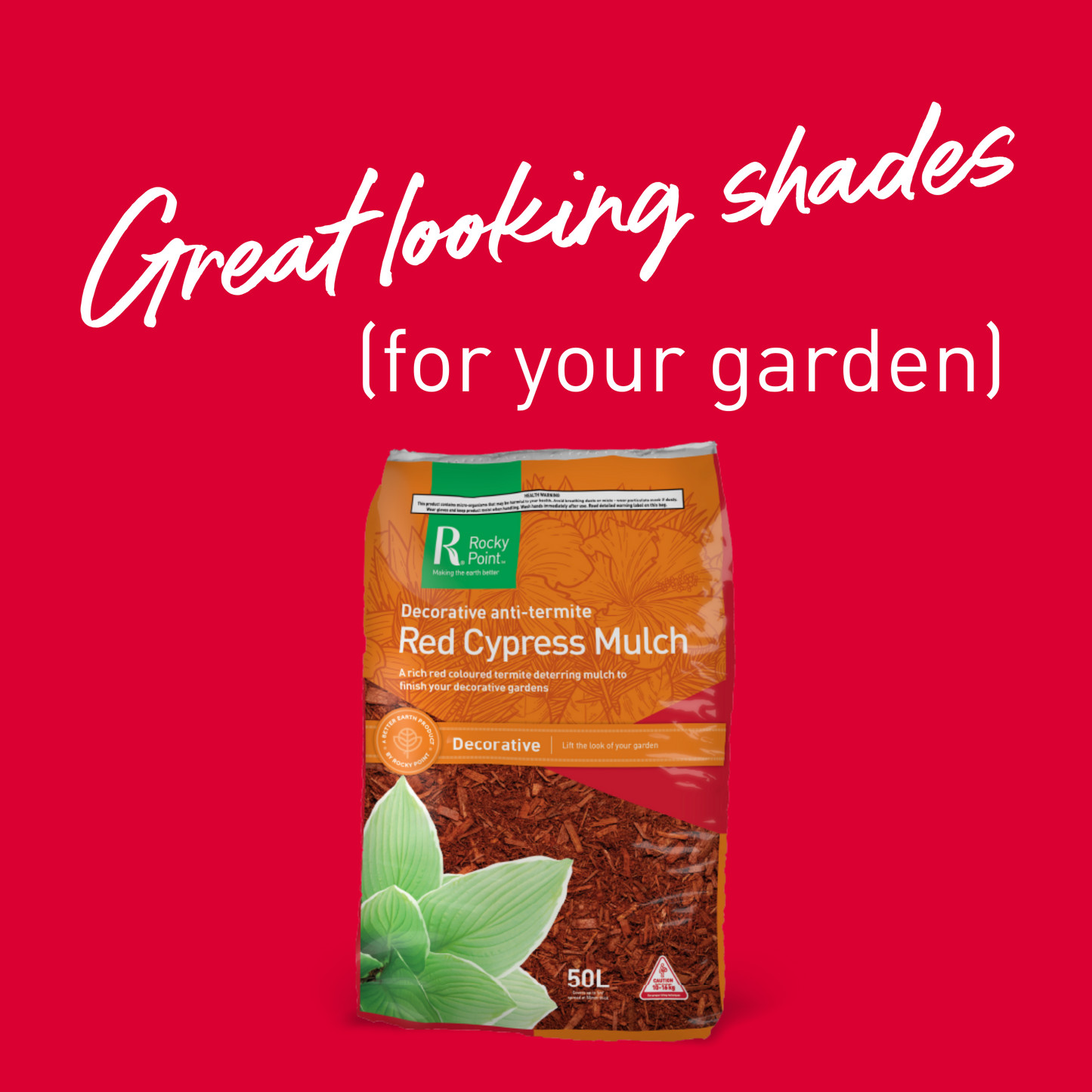 CYPRESS MULCH RED 50L BAG