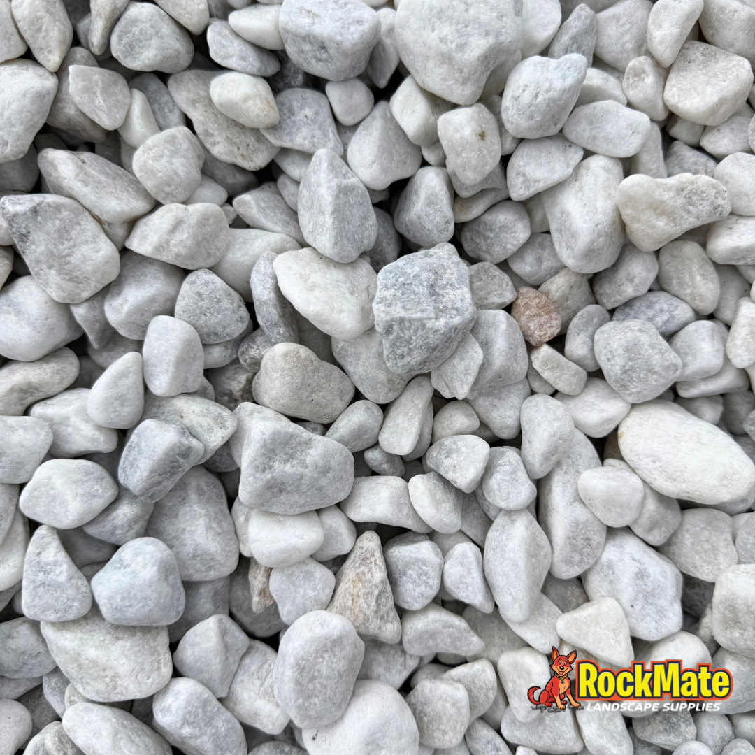 Snow White Tumbled 20mm