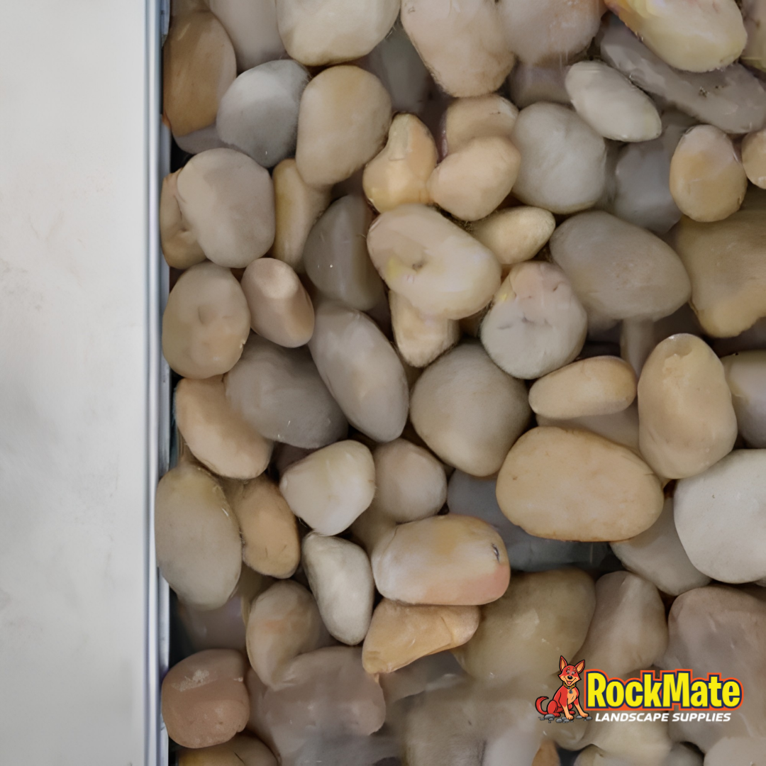 Kashmiri Yellow Polished Pebbles 20kg Bag