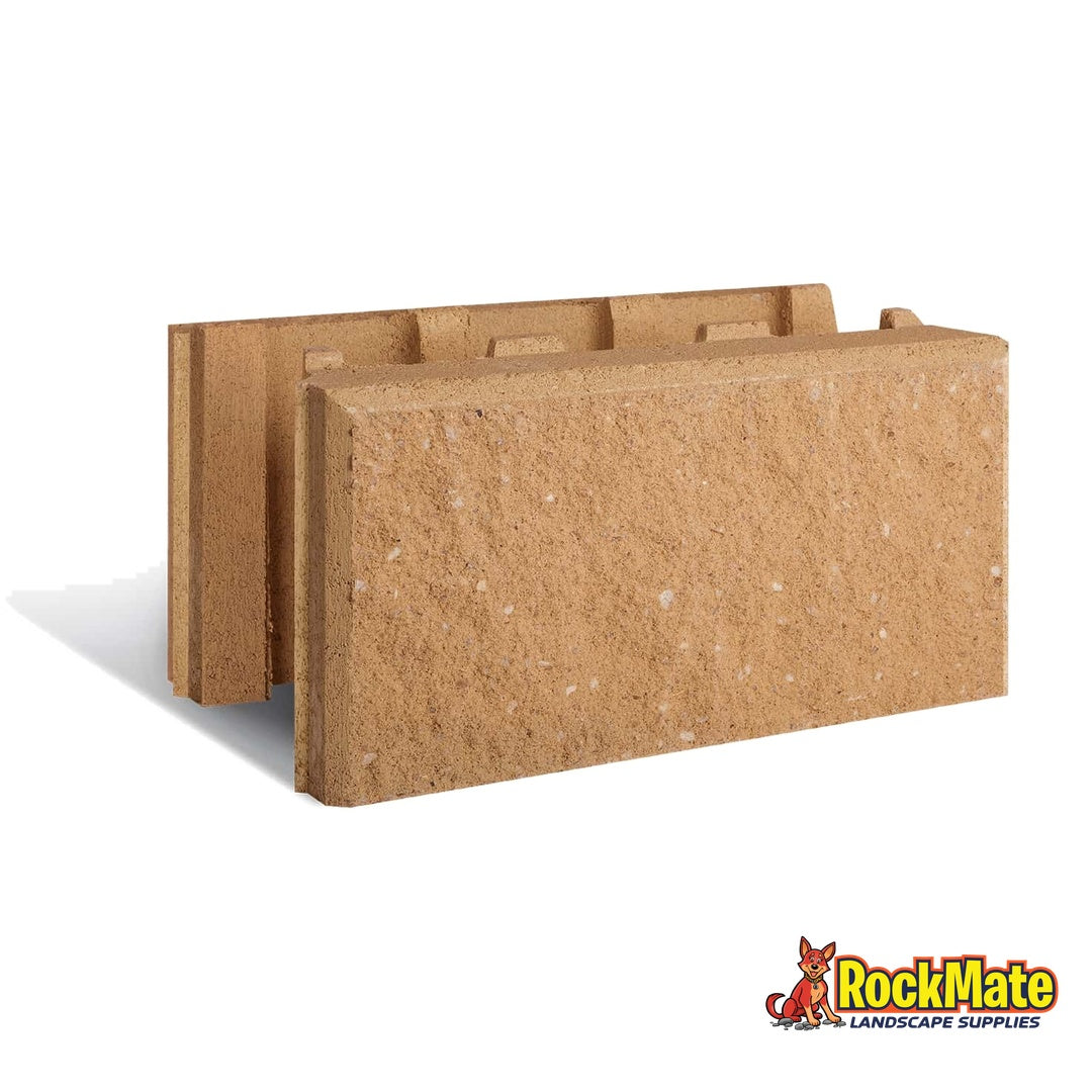 Adbri Masonry Versawall Retaining Wall Block - Sunstone