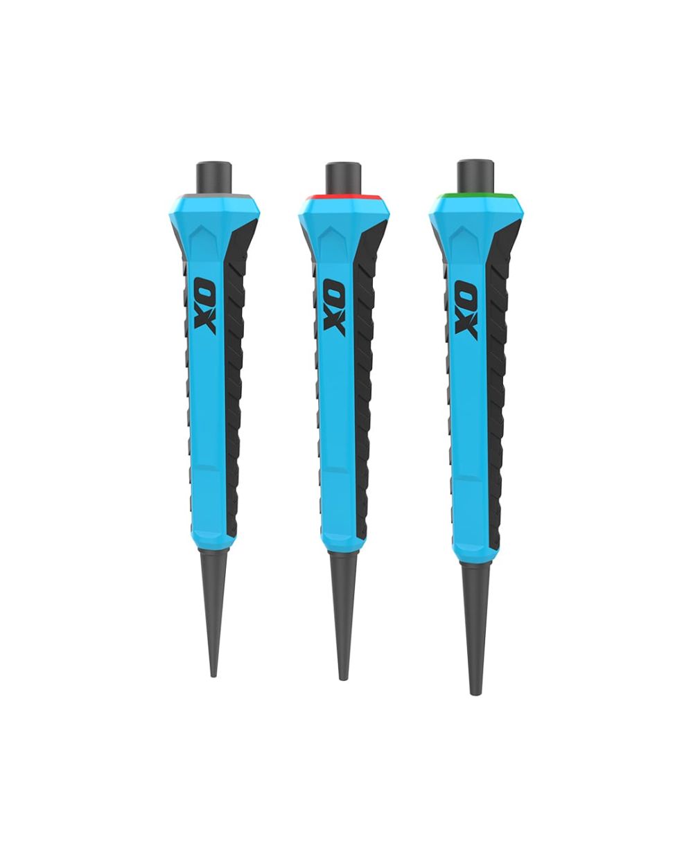 OX Pro Nail Punch w/ Grip 3-Pack