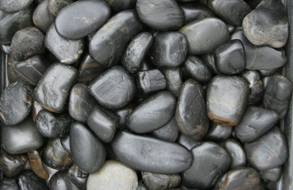 Kashmiri Black Polished Pebbles