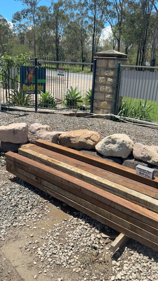 The sleeper stack in the Rockmate yard