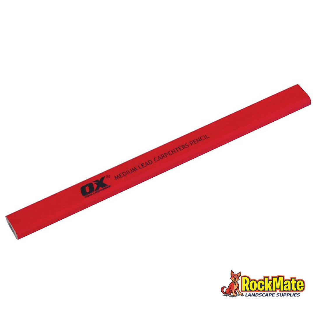 OX Trade Medium Red Carpenters Pencils