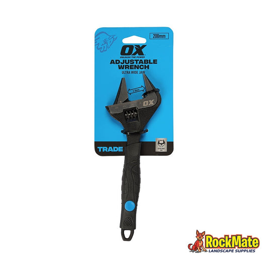 OX Pro Ultra Wide Jaw Adjustable Wrench