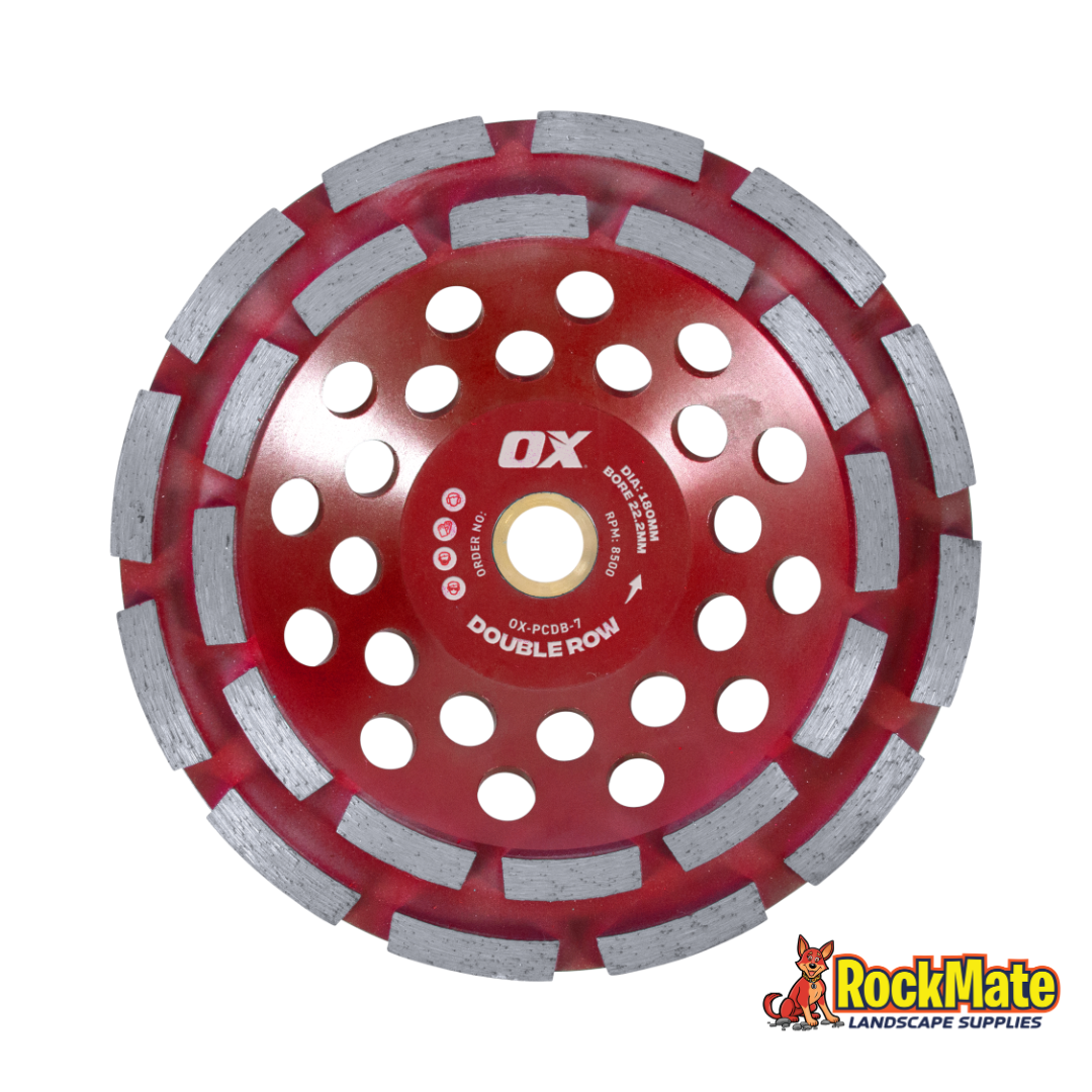 OX Pro PCD Double Row Cup Wheel