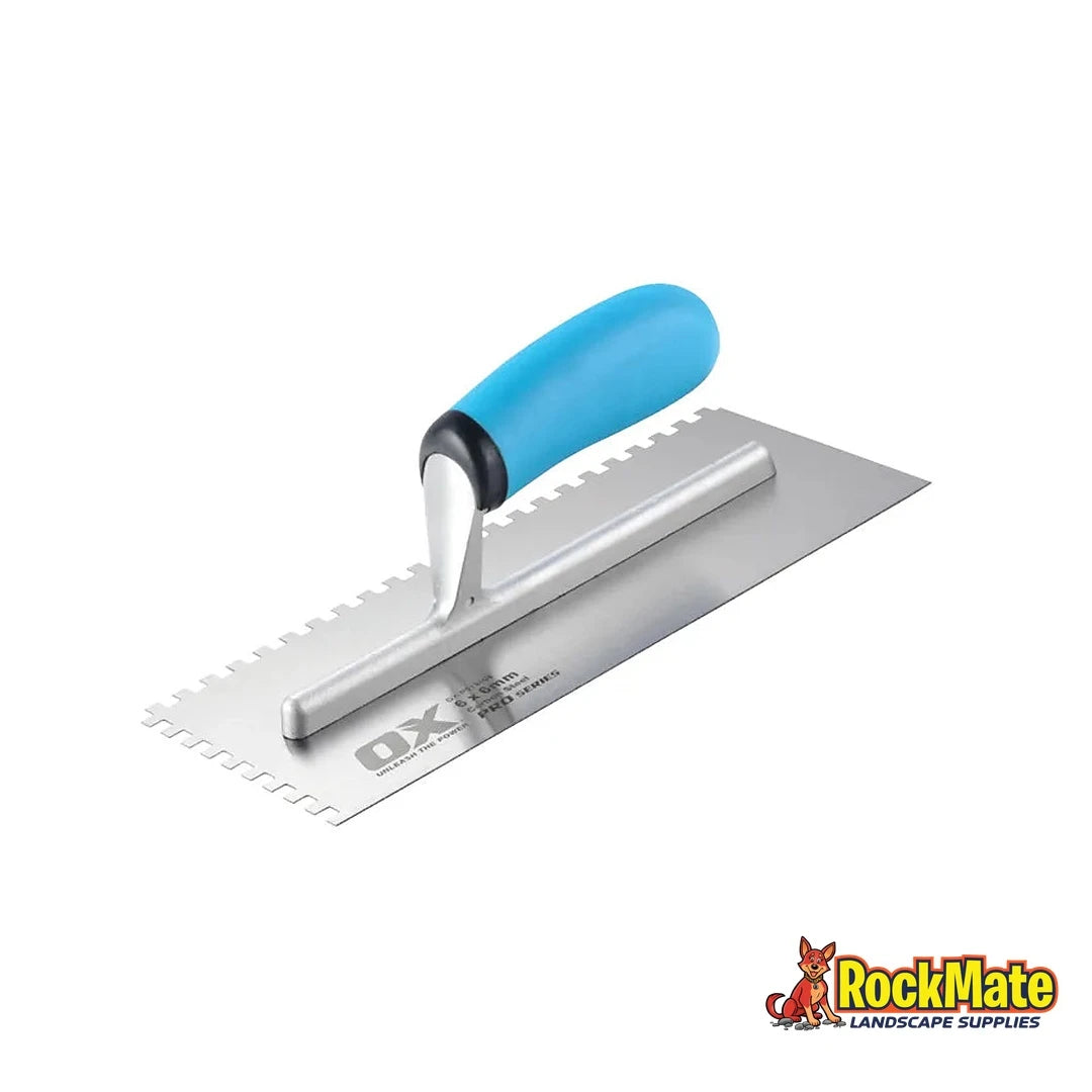 Ox Tools Trade V Notch Trowel