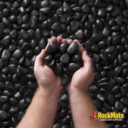 Kashmiri Black Polished Pebbles