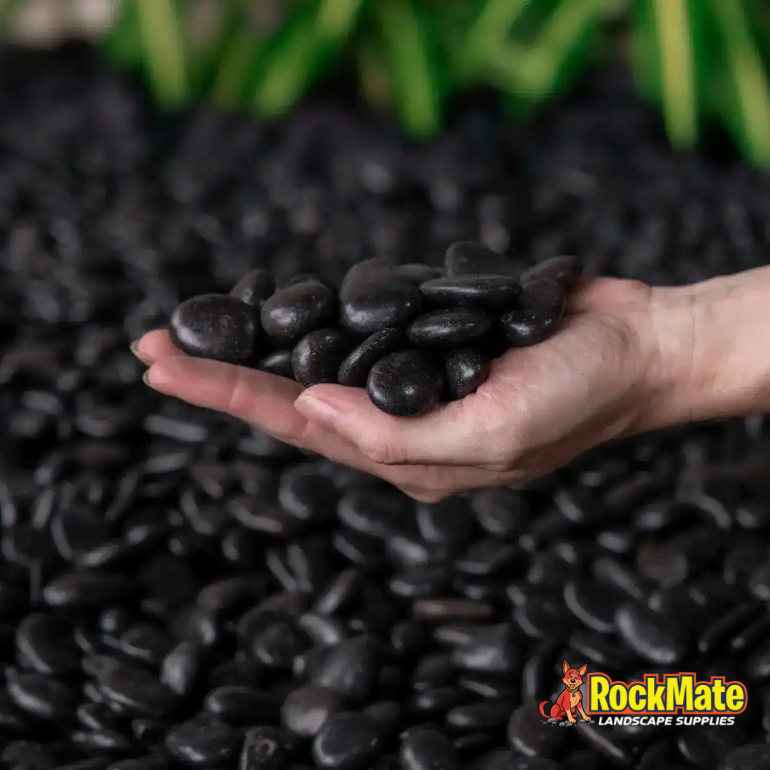 Kashmiri Black Polished Pebbles