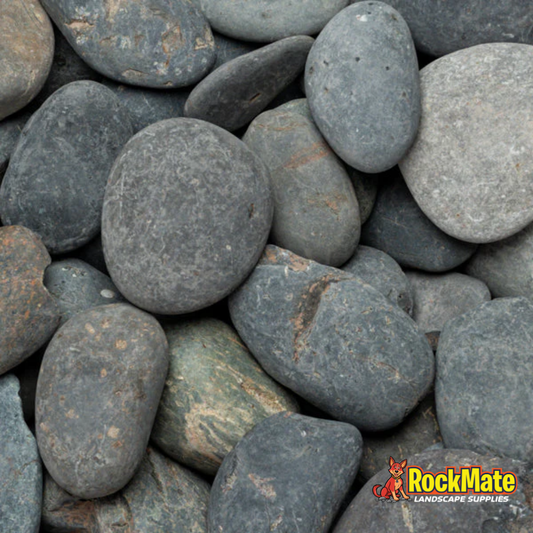 Kashmiri Black Quartz Natural Pebbles 10kg Bag