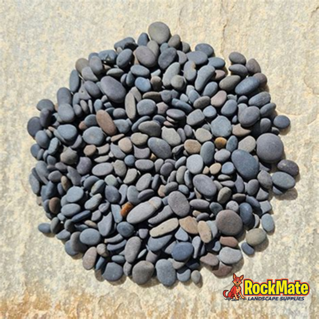 Kashmiri Black Quartz Natural Pebbles 10kg Bag