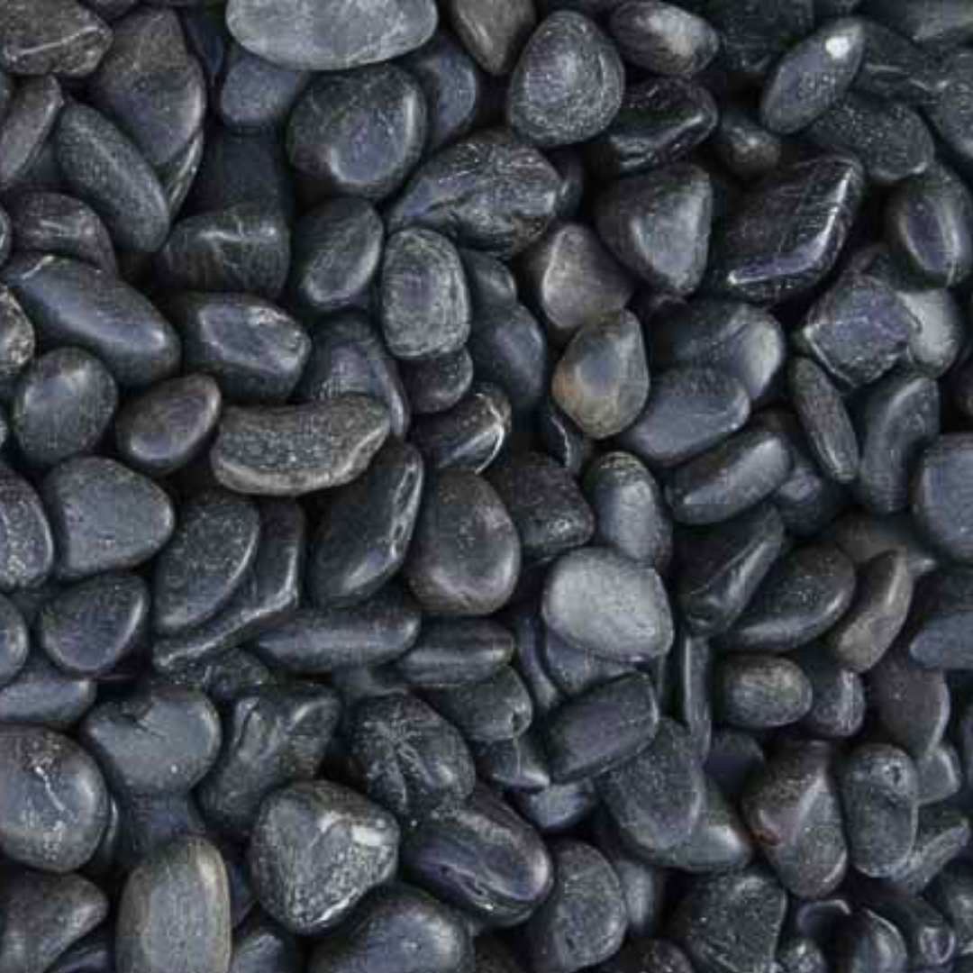Kashmiri Black Polished Pebbles