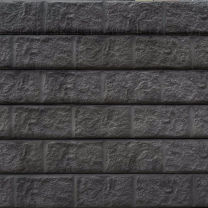 Block Pattern Charcoal 3 bar Concrete Sleeper