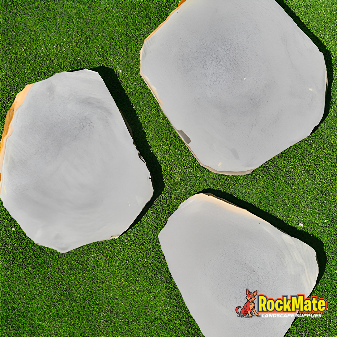 Kashmiri Bluestone Organic Round Steppers
