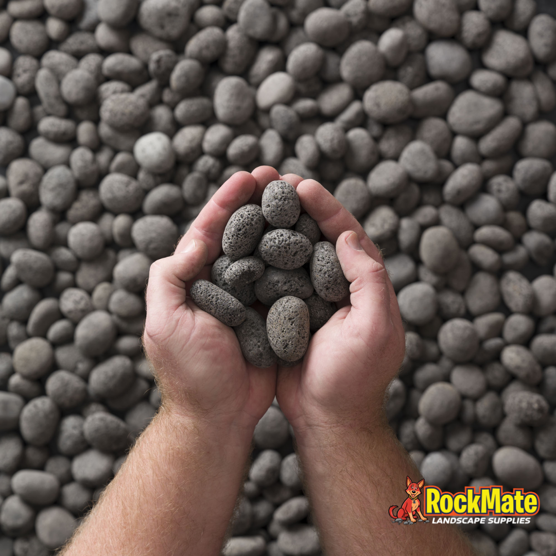 Kashmiri Charcoal Lava Pebble