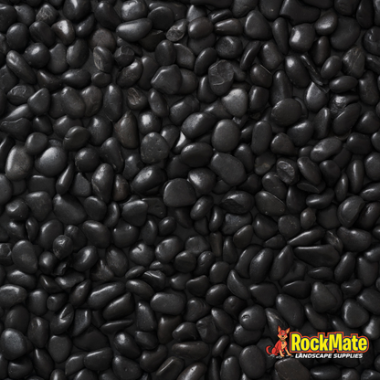 Kashmiri Cloudy Black Natural Pebbles
