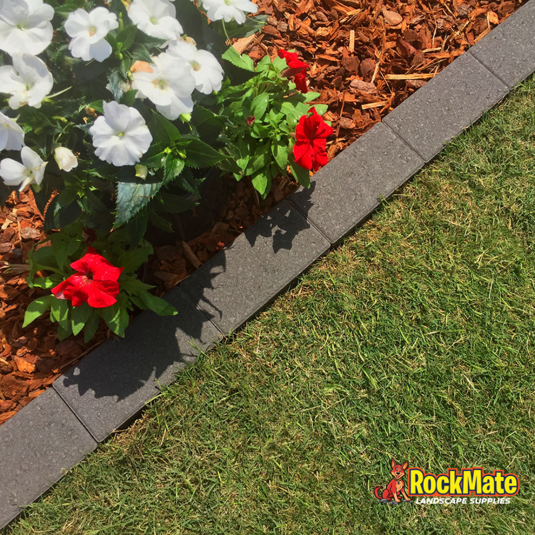 National Masonry Edgepave Concrete Pavers - Charcoal
