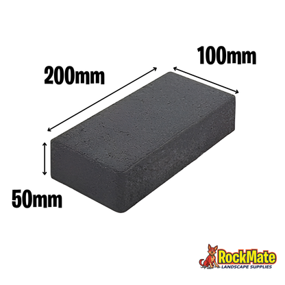 National Masonry Edgepave Concrete Pavers - Charcoal