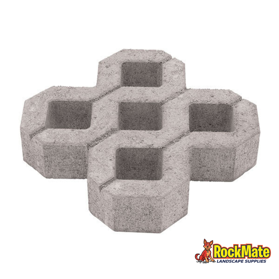 National Masonry Gridpave Concrete Pavers Natural