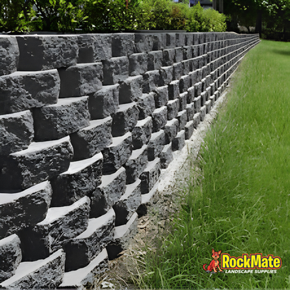 National Masonry Gardenwall Standard Block - Charcoal