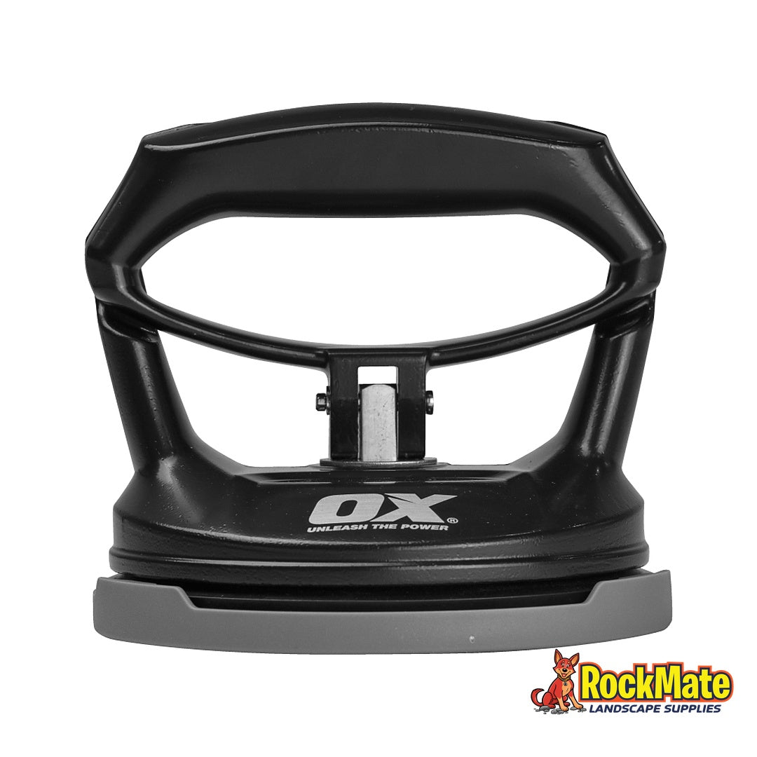 OX Single Cup Rubber Aluminium Suction Lifter | RockMate Landscape Supplies