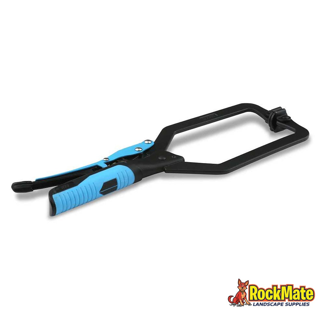 Auto Adjust Long Reach C Clamp With Swivel Pad Gripped | RockMate Landscape Supplies