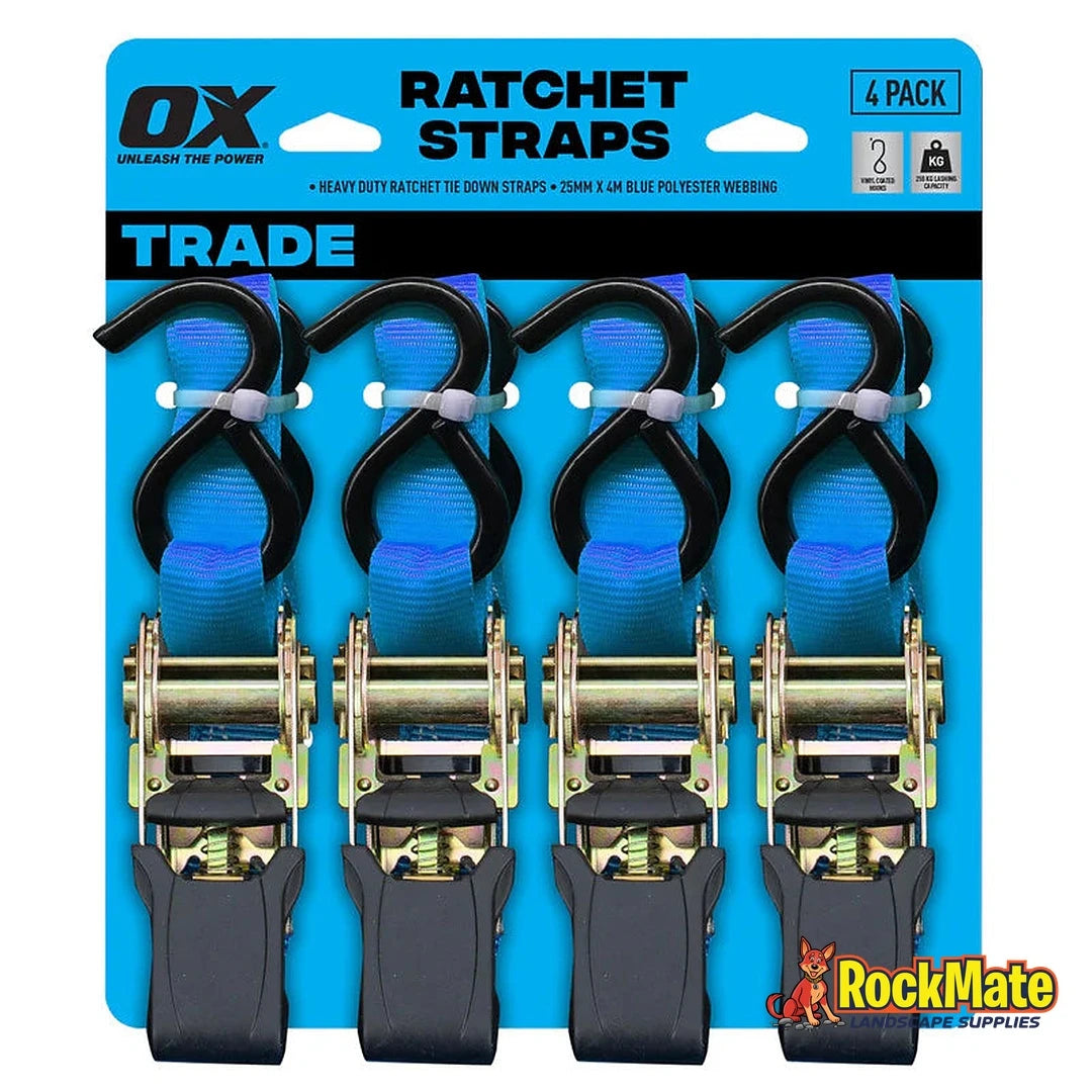 OX Trade Ratchet Tie Downs
