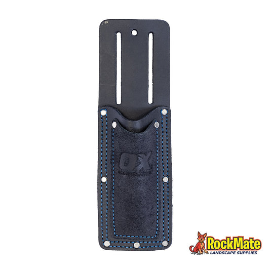 OX Trade Black Leather Chisel Holder | RockMate Landscape Supplies
