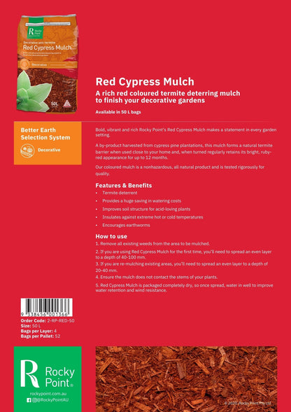 Cypress Mulch Red Bag
