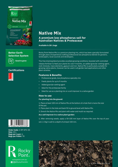 australian native potting mix Native Mix 30L Bag – RockMate