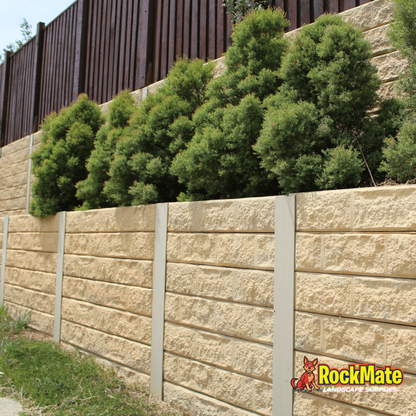Block Pattern Sandstone Concrete Sleeper