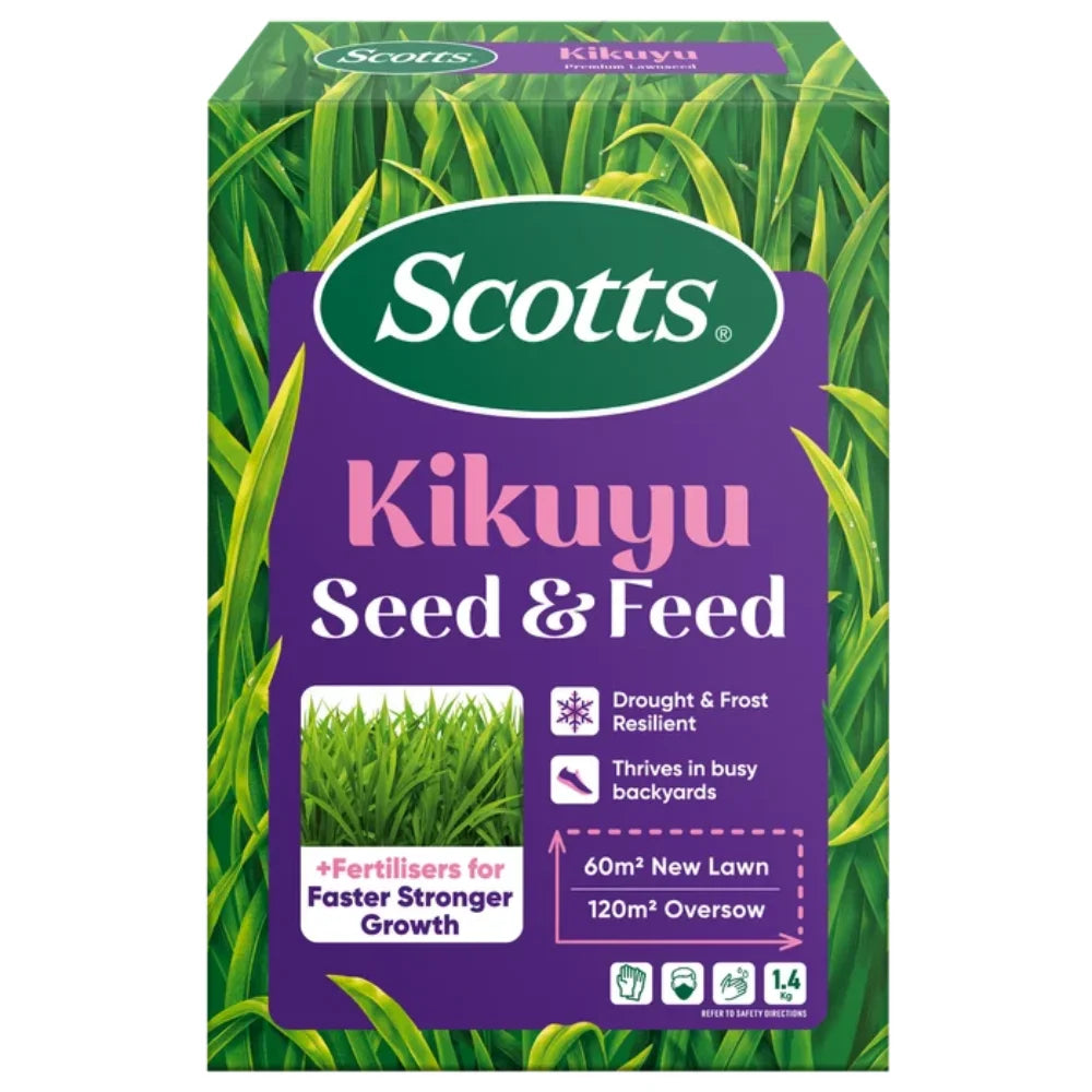 Lawn Builder Seed & Feed Kikuyu 1.4kg
