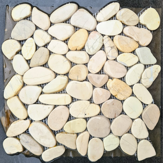 Kashmiri Sliced Pebble Tile