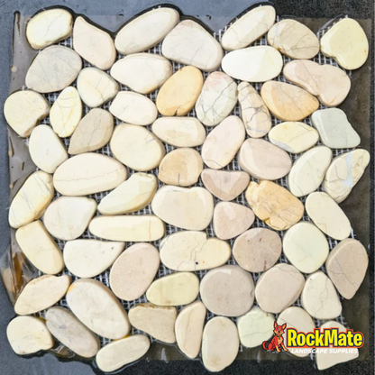 Kashmiri Sliced Pebble Tile