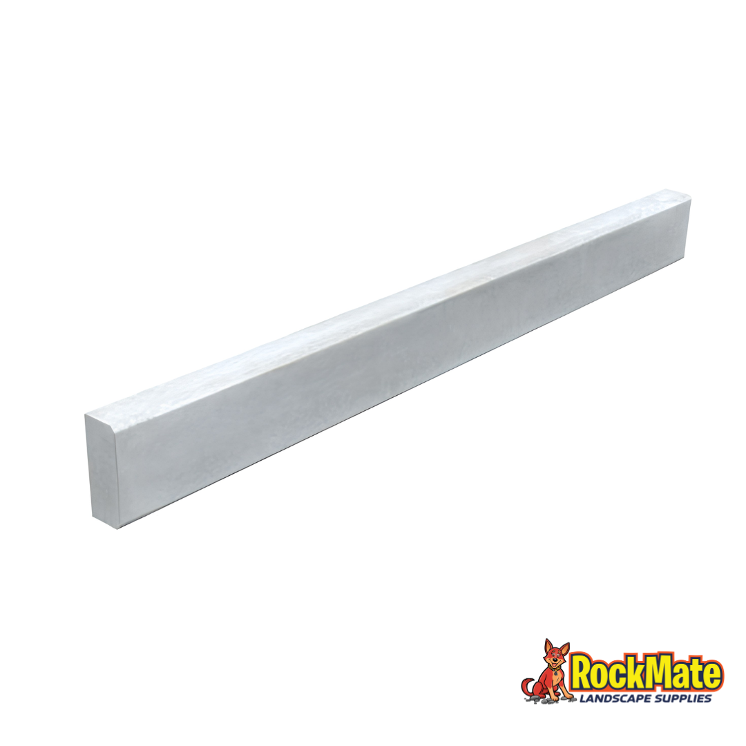 Smooth Plain Grey Concrete Sleeper