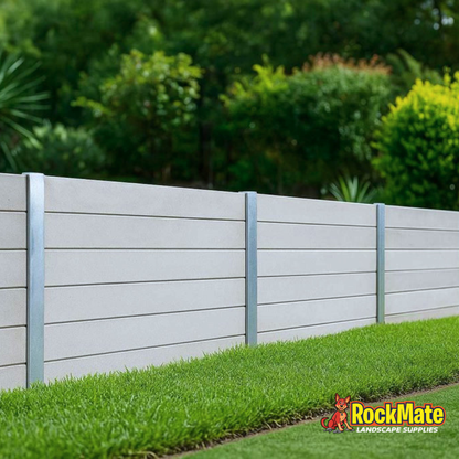 Smooth Plain Grey Concrete Sleeper