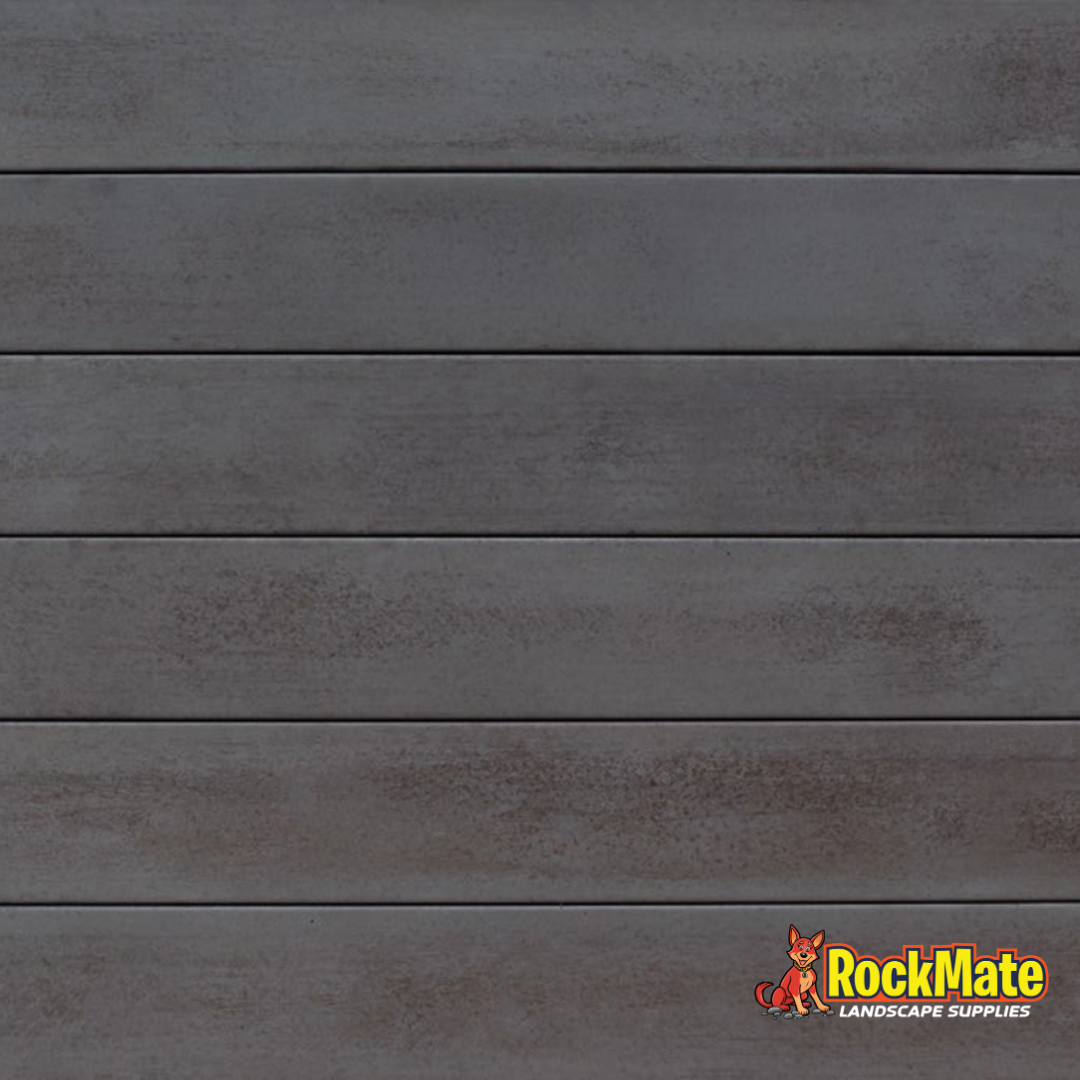 Smooth Plain Charcoal Concrete Sleeper